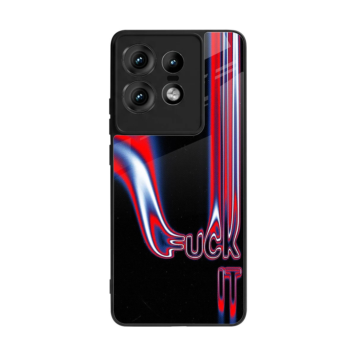 Carefree Glow back phone cover | glass case for motorola edge 50 pro