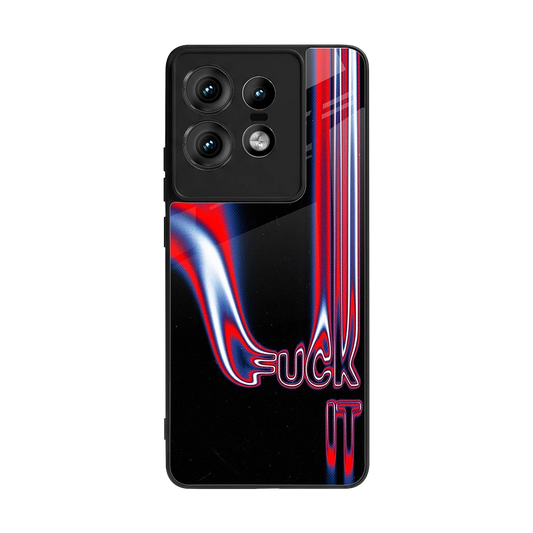 Carefree Glow back phone cover | glass case for motorola edge 50 pro