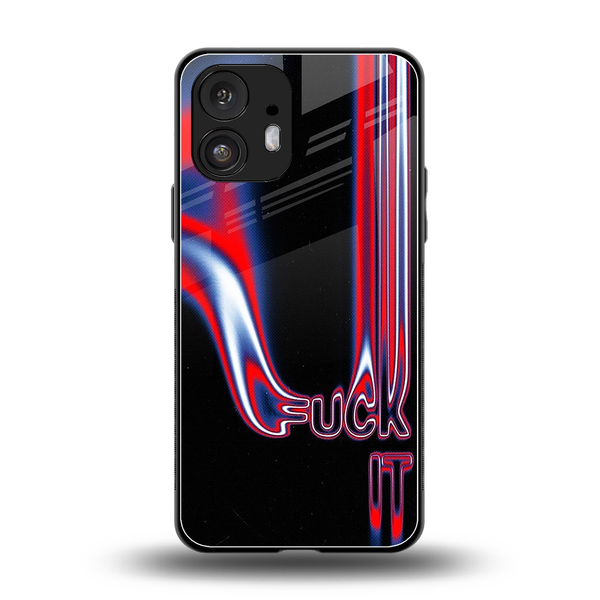 Carefree Glow back phone cover | glass case for nothing phone 2