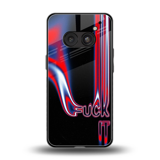 Carefree Glow back phone cover | glass case for nothing phone 2a