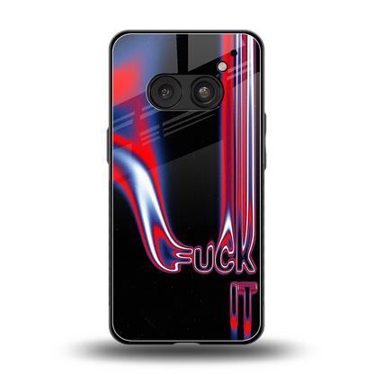 Carefree Glow back phone cover | glass case for nothing phone 2a plus