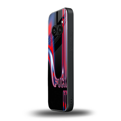 Carefree Glow nothing phone 2a plus mobile cover | shockproof glass phone case