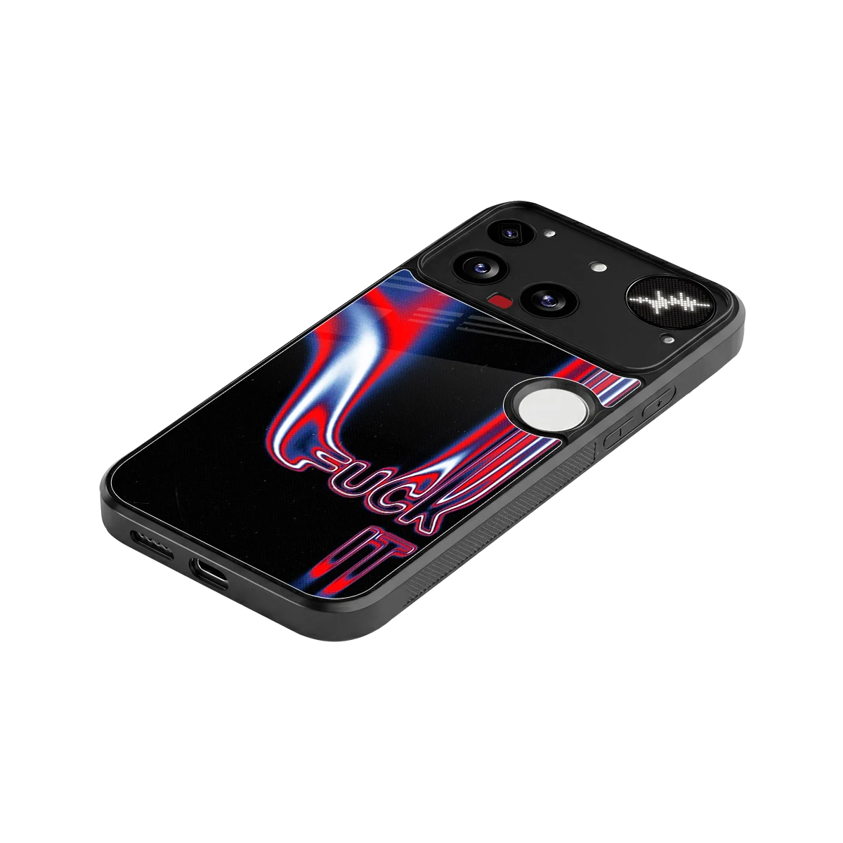 Carefree Glow stylish phone case for nothing phone 3 | glossy glass and slim fit