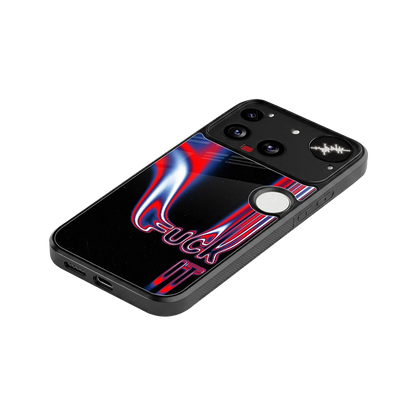Carefree Glow stylish phone case for nothing phone 3 | glossy glass and slim fit