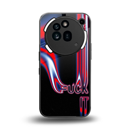 Carefree Glow back phone cover | glass case for nothing phone 3a pro