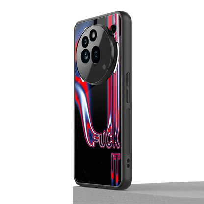 Carefree Glow nothing phone 3a pro mobile cover | shockproof glass phone case
