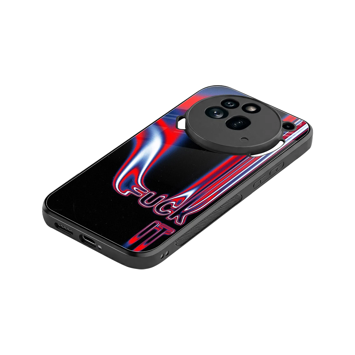 Carefree Glow stylish phone case for nothing phone 3a pro | glossy glass and slim fit