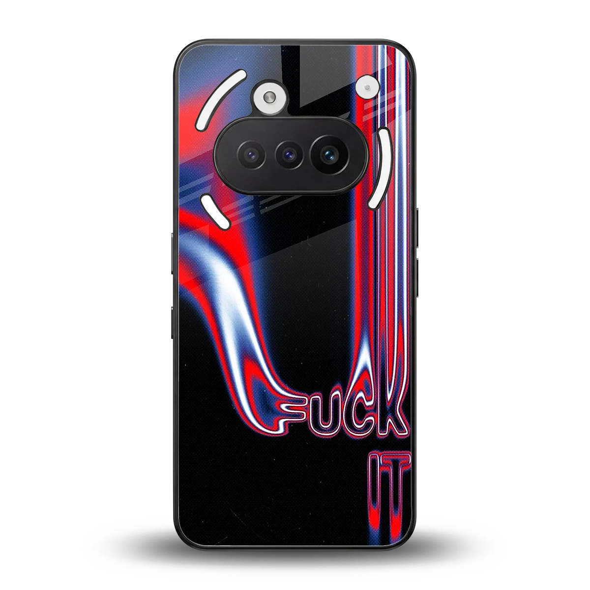 Carefree Glow back phone cover | glass case for nothing phone 3a