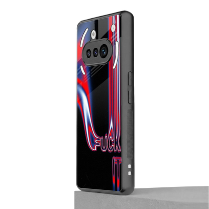 Carefree Glow nothing phone 3a mobile cover | shockproof glass phone case