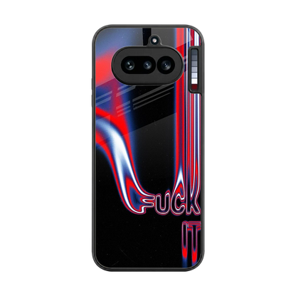 Carefree Glow back phone cover | glass case for nothing phone 4a