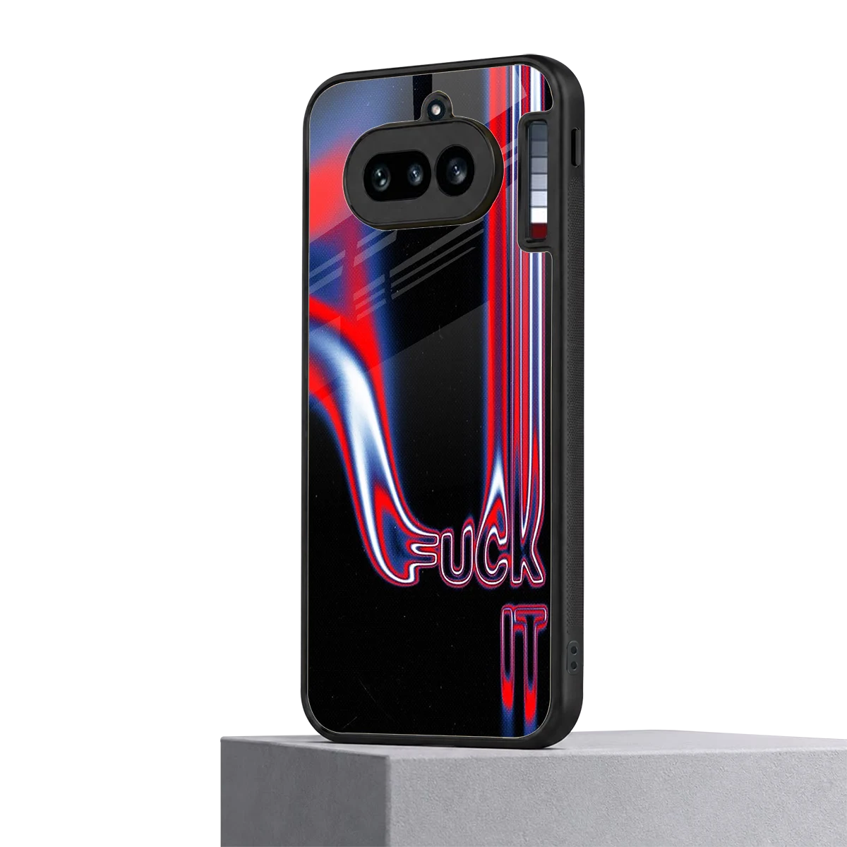 Carefree Glow nothing phone 4a mobile cover | shockproof glass phone case
