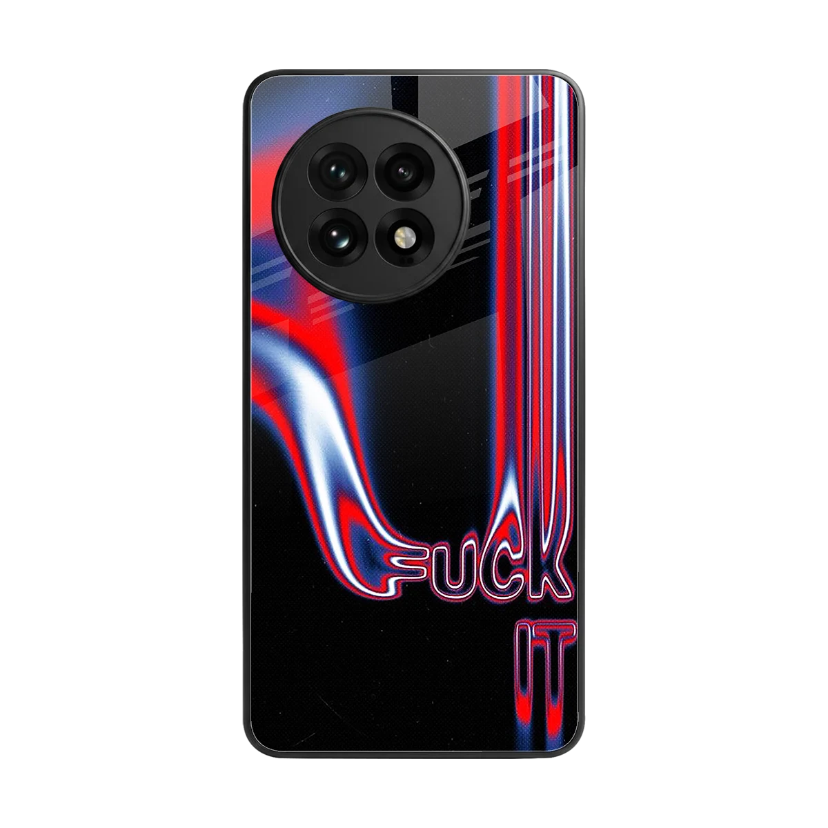 Carefree Glow back phone cover | glass case for oneplus 13r