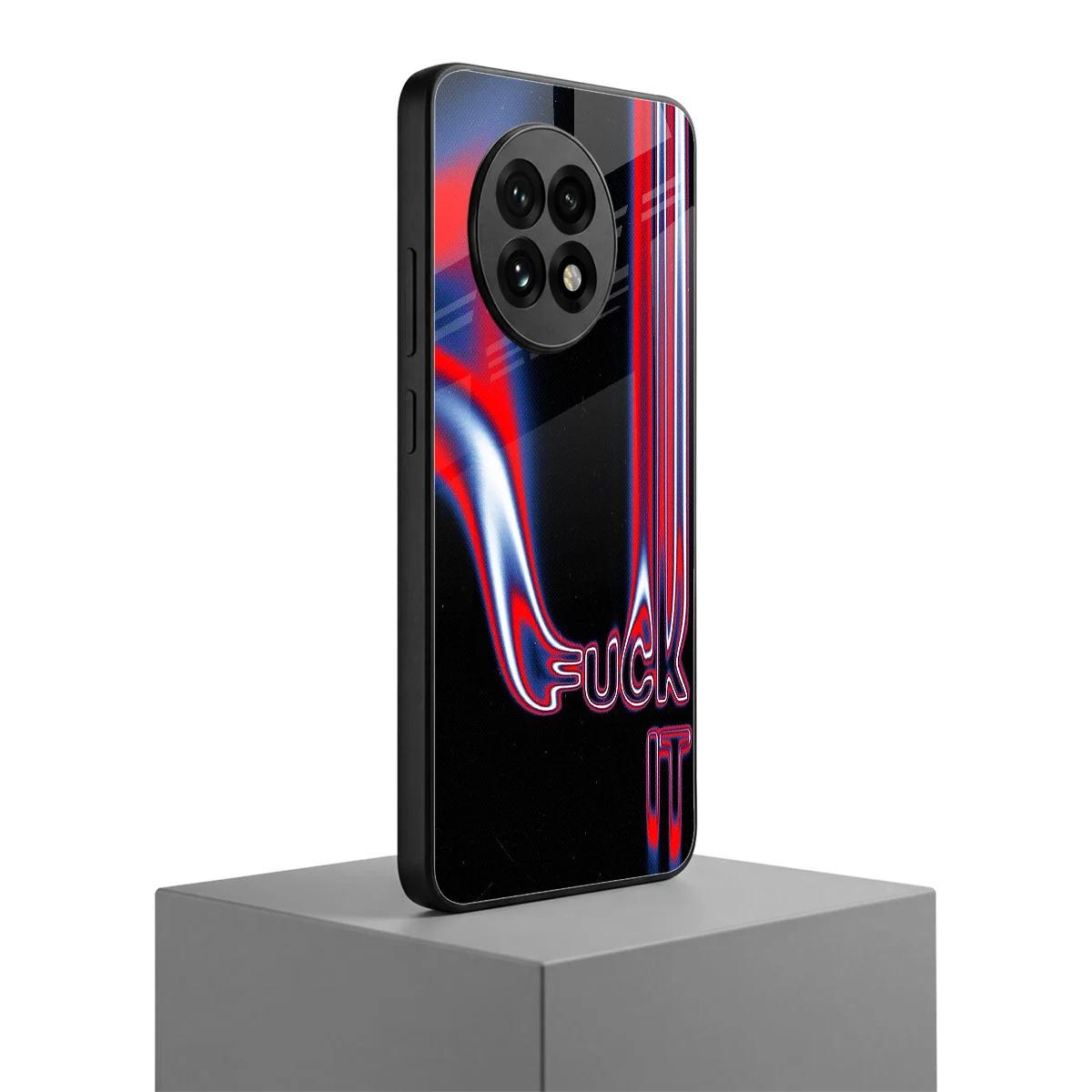 Carefree Glow oneplus 13r mobile cover | shockproof glass phone case