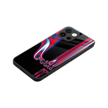 Carefree Glow stylish phone case for oneplus 13s | glossy glass and slim fit
