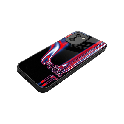 Carefree Glow stylish phone case for oneplus 15r | glossy glass and slim fit