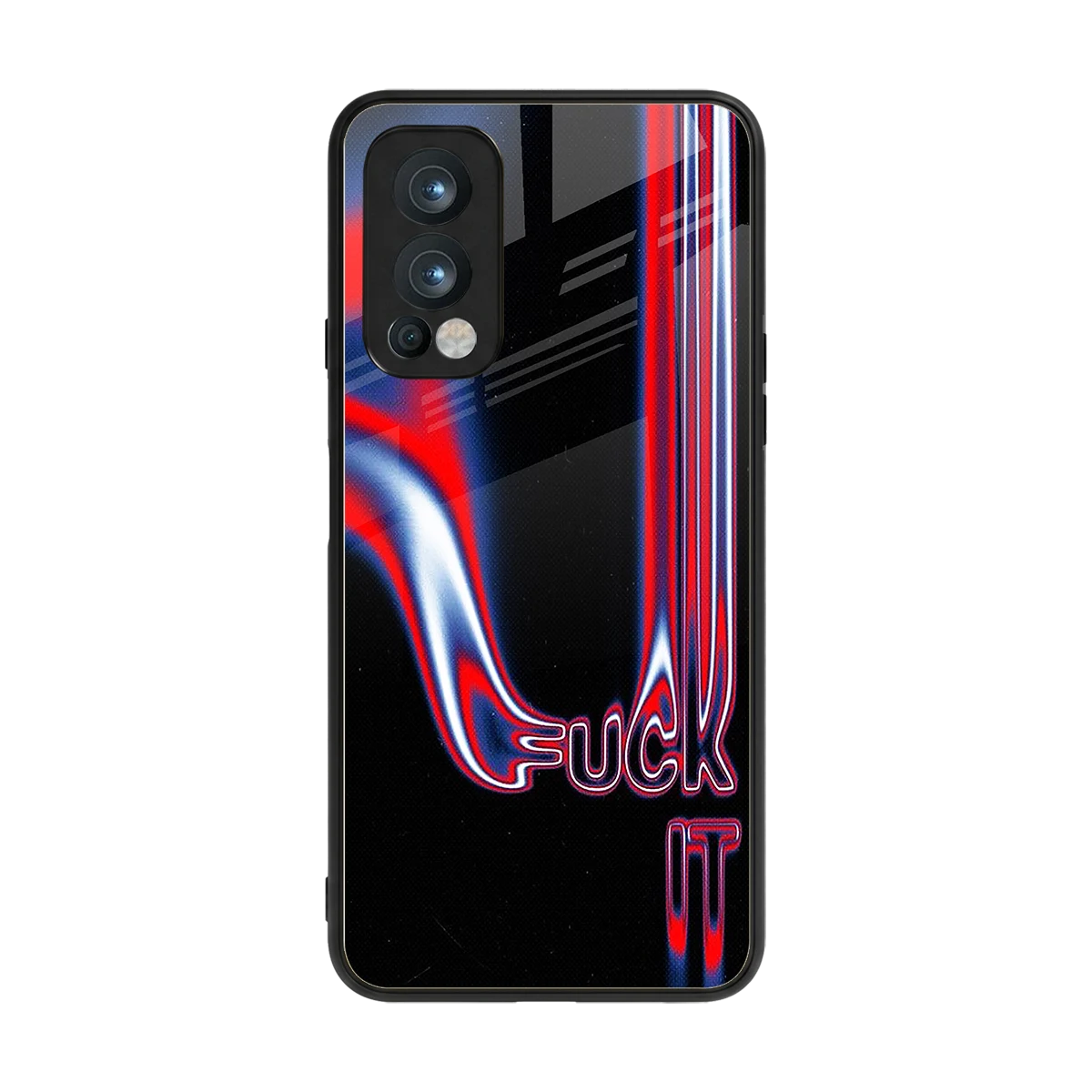 Carefree Glow back phone cover | glass case for oneplus nord 2