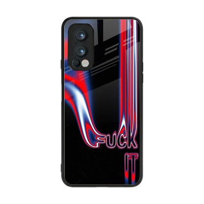 Carefree Glow back phone cover | glass case for oneplus nord 2