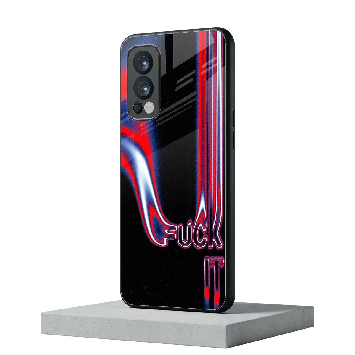 Carefree Glow oneplus nord 2 mobile cover | shockproof glass phone case