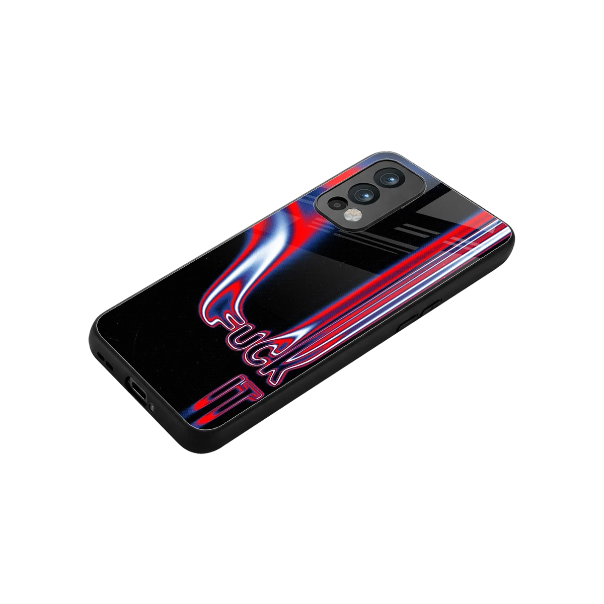 Carefree Glow stylish phone case for oneplus nord 2 | glossy glass and slim fit