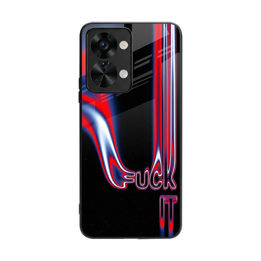 Carefree Glow back phone cover | glass case for oneplus nord 2t