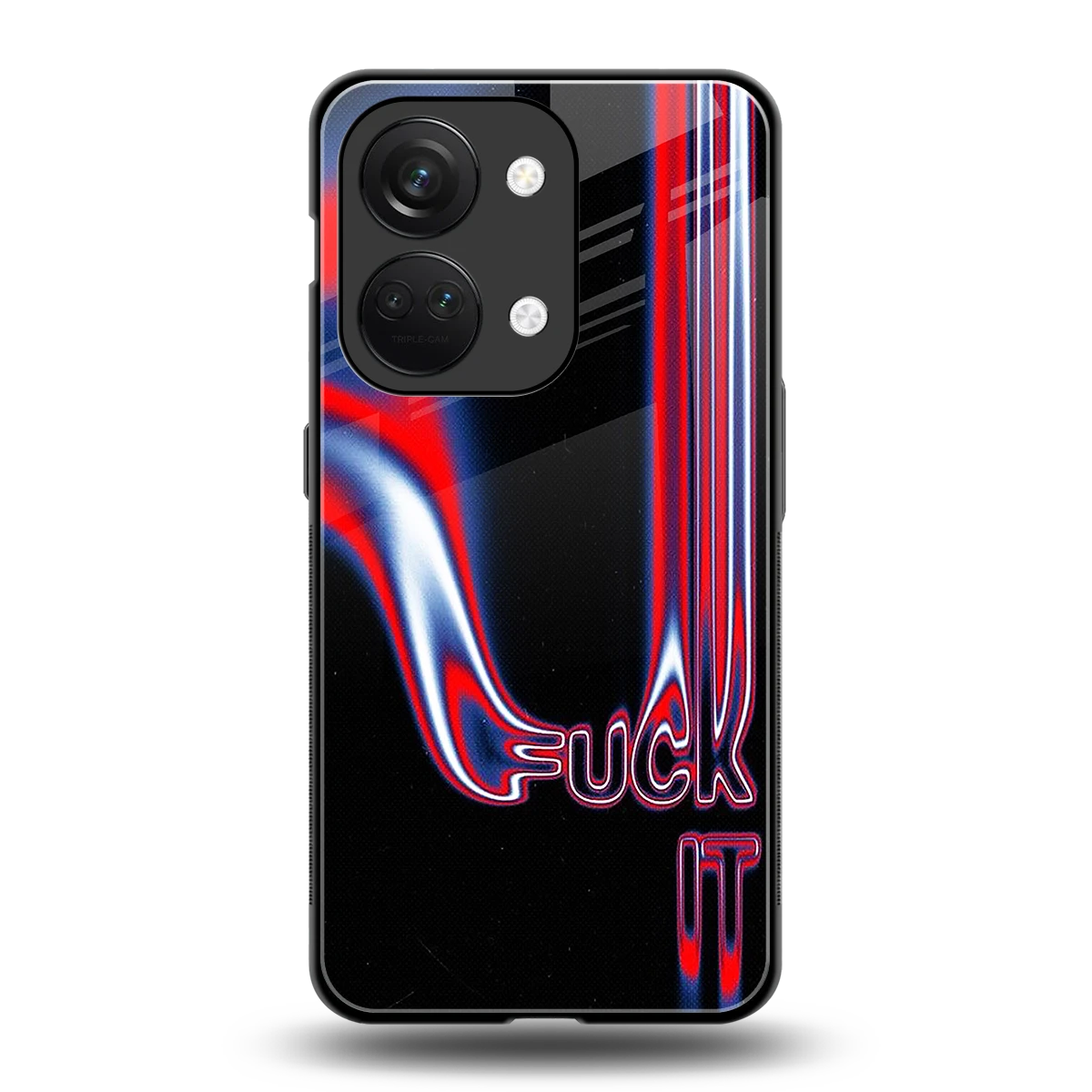 Carefree Glow back phone cover | glass case for oneplus nord 3