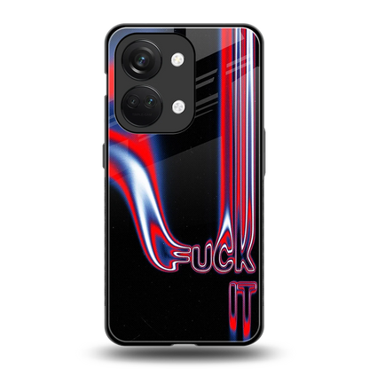 Carefree Glow back phone cover | glass case for oneplus nord 3