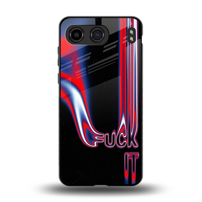 Carefree Glow back phone cover | glass case for oneplus nord 4