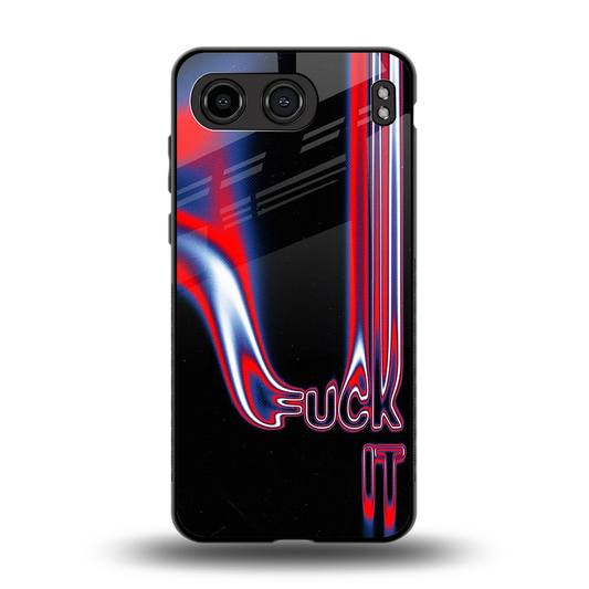 Carefree Glow back phone cover | glass case for oneplus nord 4