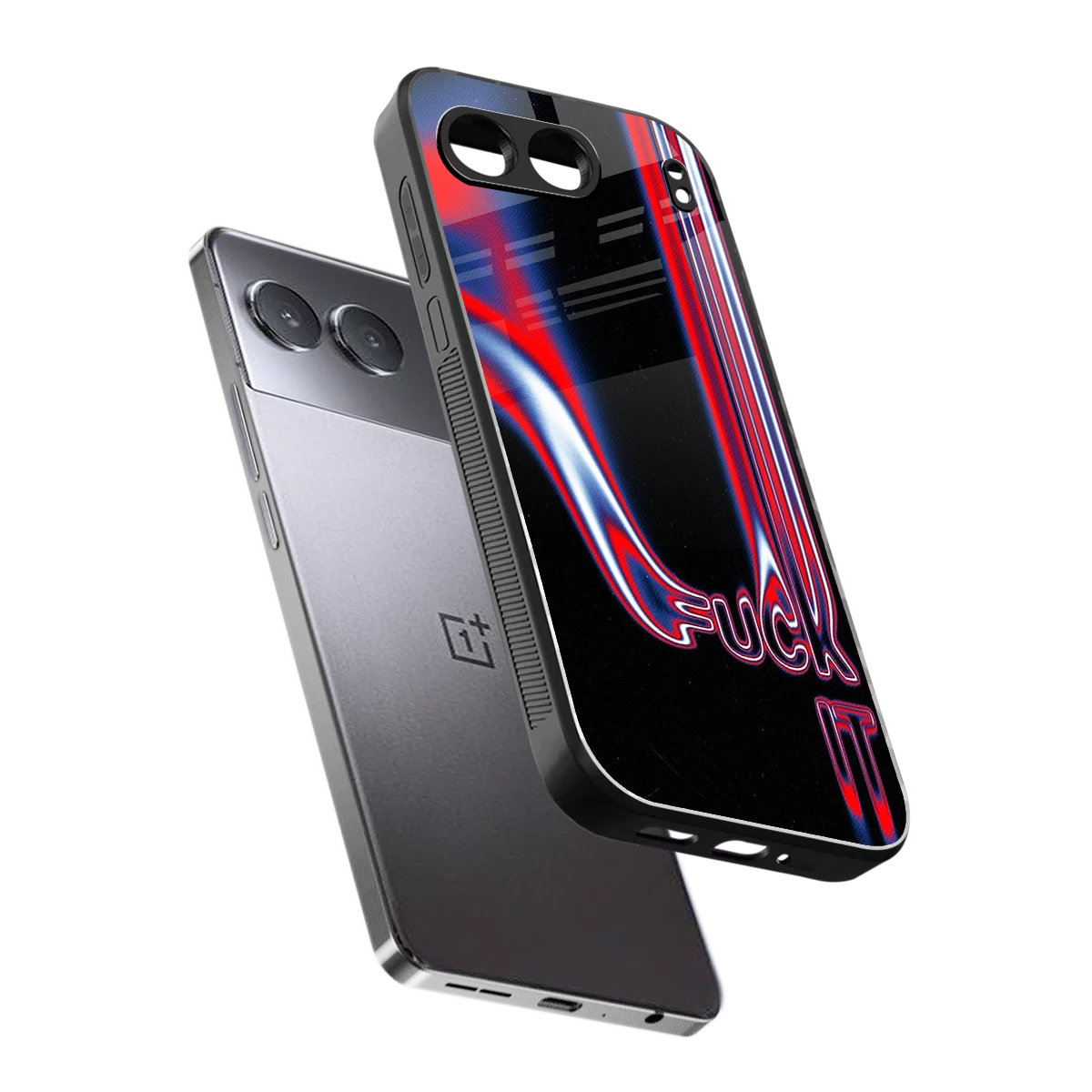 Carefree Glow sleek oneplus nord 4 cover with tempered glass back and TPU edges