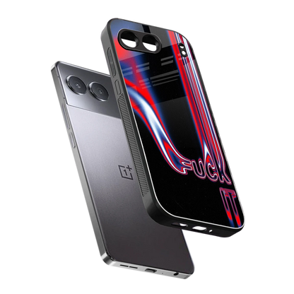 Carefree Glow sleek oneplus nord 4 cover with tempered glass back and TPU edges