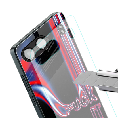 Carefree Glow stylish phone case for oneplus nord 4 | glossy glass and slim fit