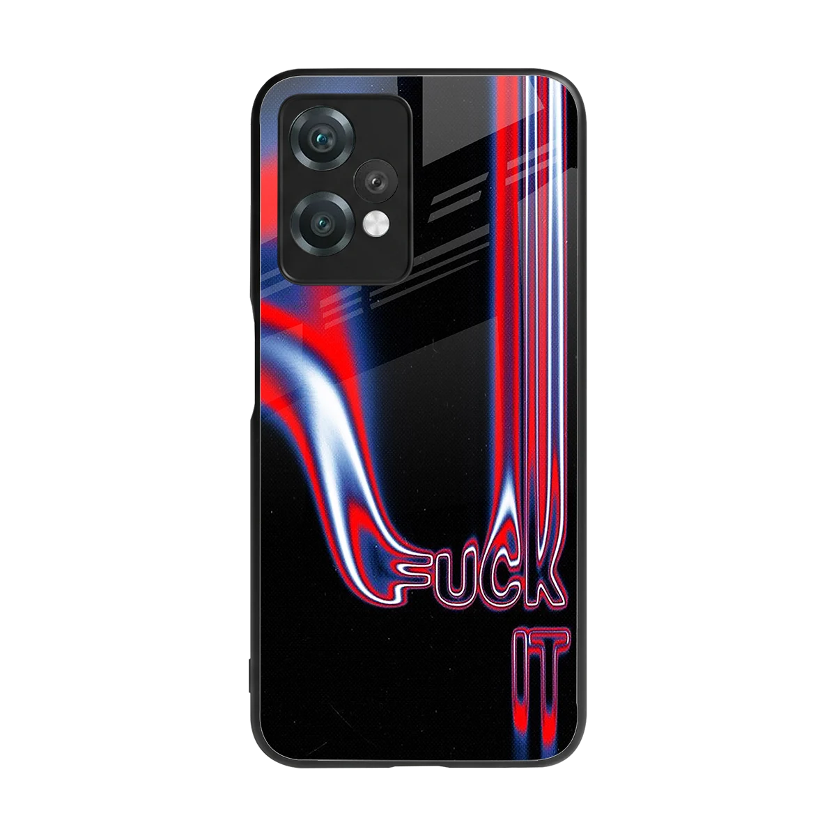 Carefree Glow back phone cover | glass case for oneplus nord ce 2 lite
