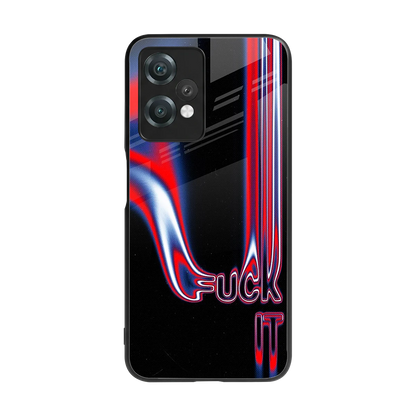 Carefree Glow back phone cover | glass case for oneplus nord ce 2 lite