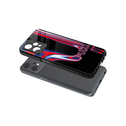 Carefree Glow sleek oneplus nord ce 2 lite cover with tempered glass back and TPU edges