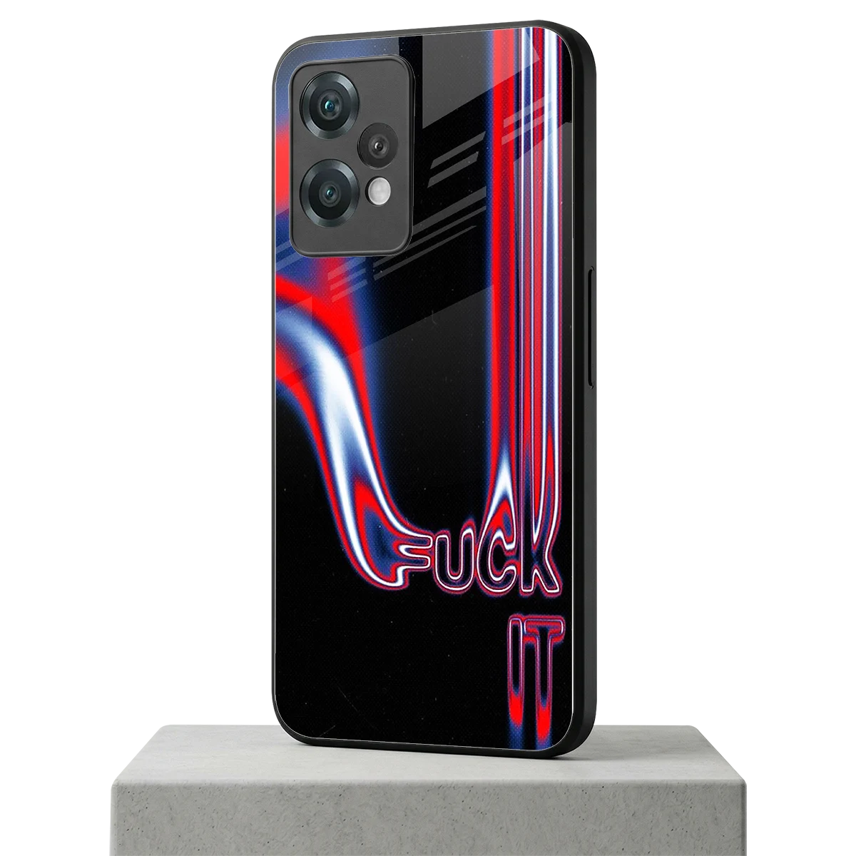 Carefree Glow oneplus nord ce 2 lite mobile cover | shockproof glass phone case