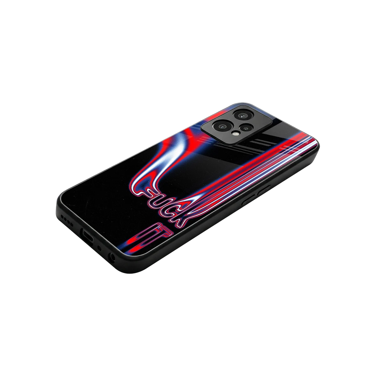 Carefree Glow stylish phone case for oneplus nord ce 2 lite | glossy glass and slim fit