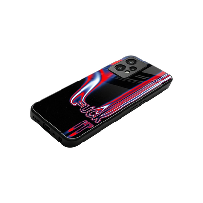 Carefree Glow stylish phone case for oneplus nord ce 2 lite | glossy glass and slim fit