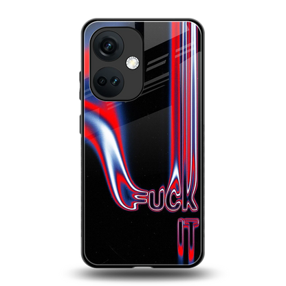 Carefree Glow back phone cover | glass case for oneplus nord ce 3