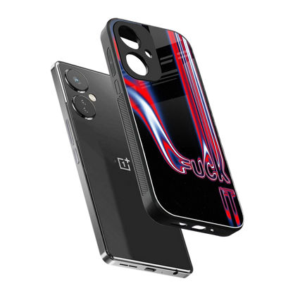 Carefree Glow sleek oneplus nord ce 3 cover with tempered glass back and TPU edges