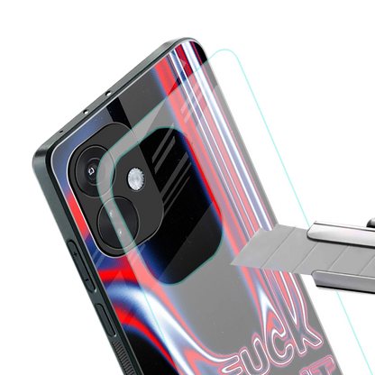 Carefree Glow stylish phone case for oneplus nord ce 3 | glossy glass and slim fit