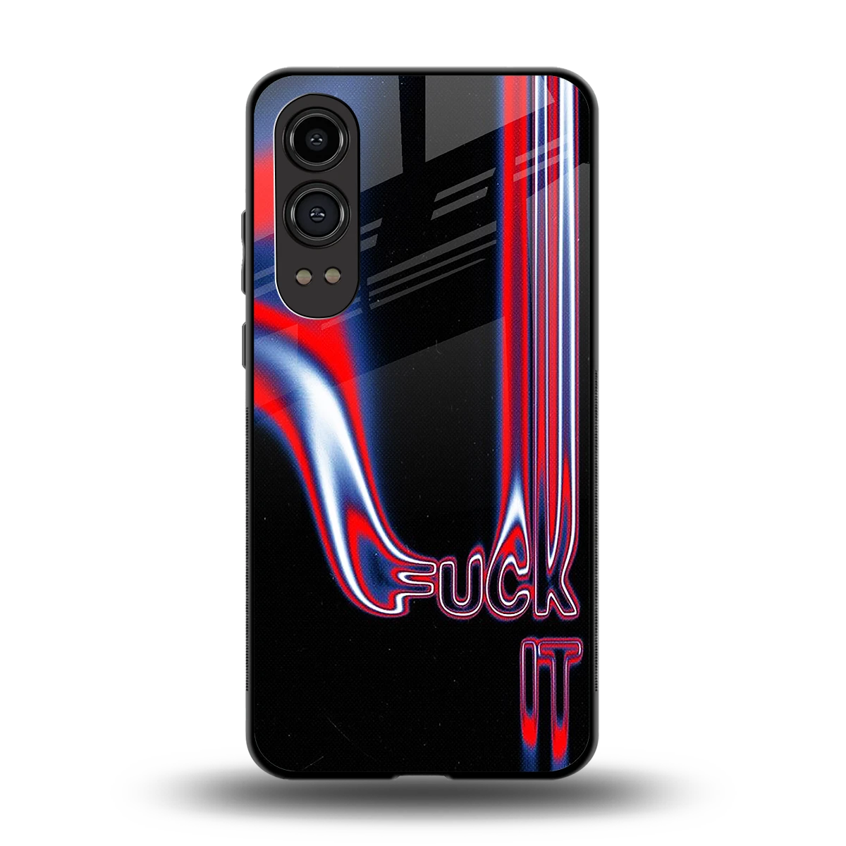 Carefree Glow back phone cover | glass case for oneplus nord ce 4 lite