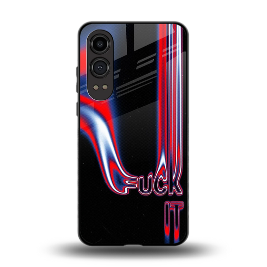 Carefree Glow back phone cover | glass case for oneplus nord ce 4 lite