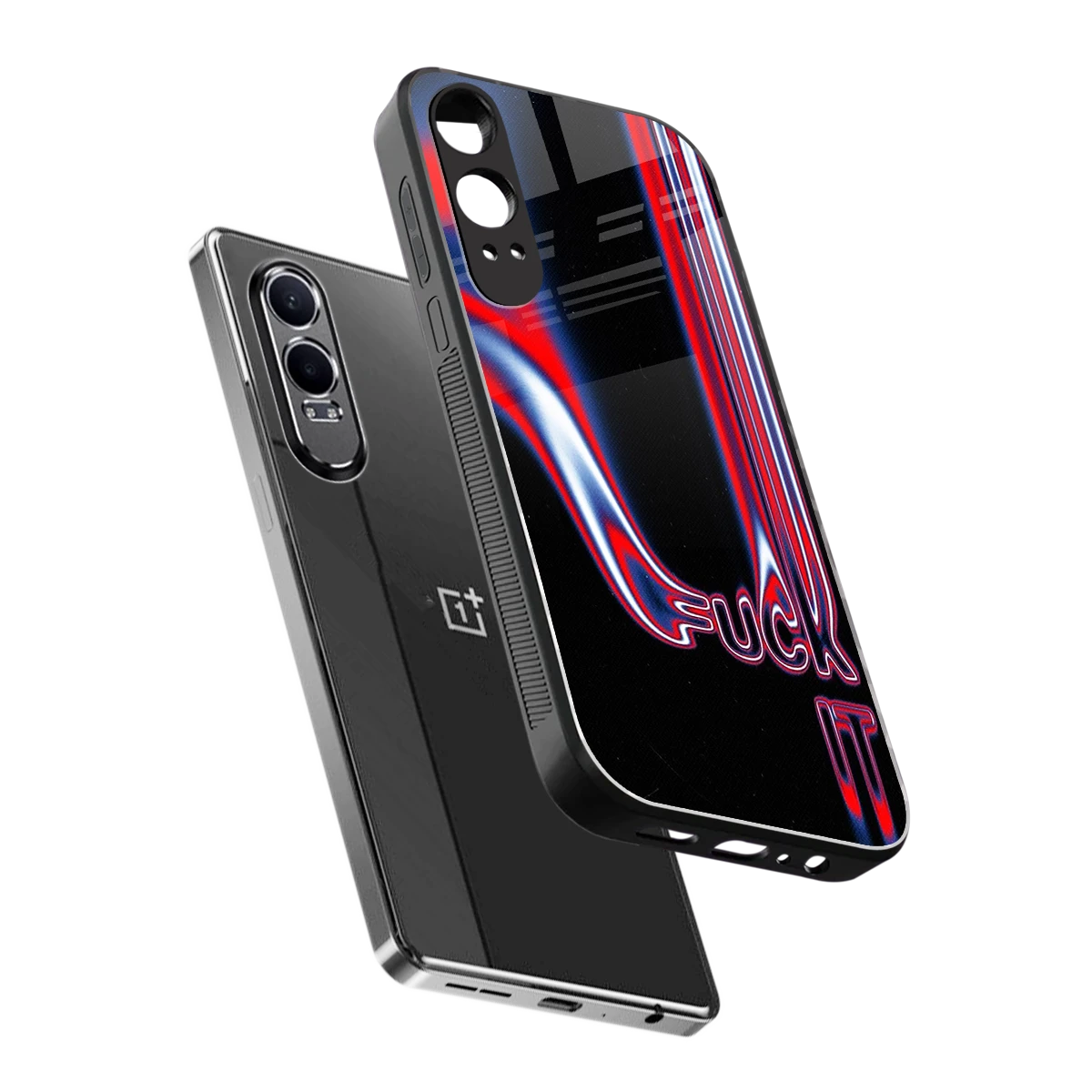 Carefree Glow sleek oneplus nord ce 4 lite cover with tempered glass back and TPU edges