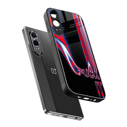 Carefree Glow sleek oneplus nord ce 4 lite cover with tempered glass back and TPU edges