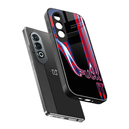 Carefree Glow sleek oneplus nord ce 4 cover with tempered glass back and TPU edges