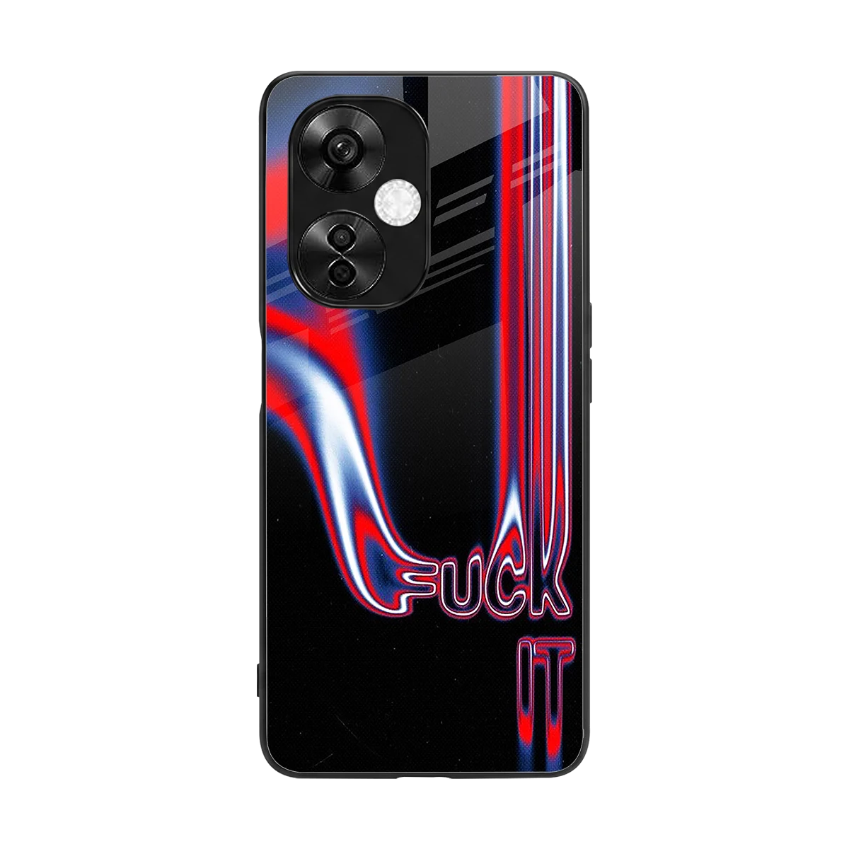Carefree Glow back phone cover | glass case for oneplus nord ce 3 lite