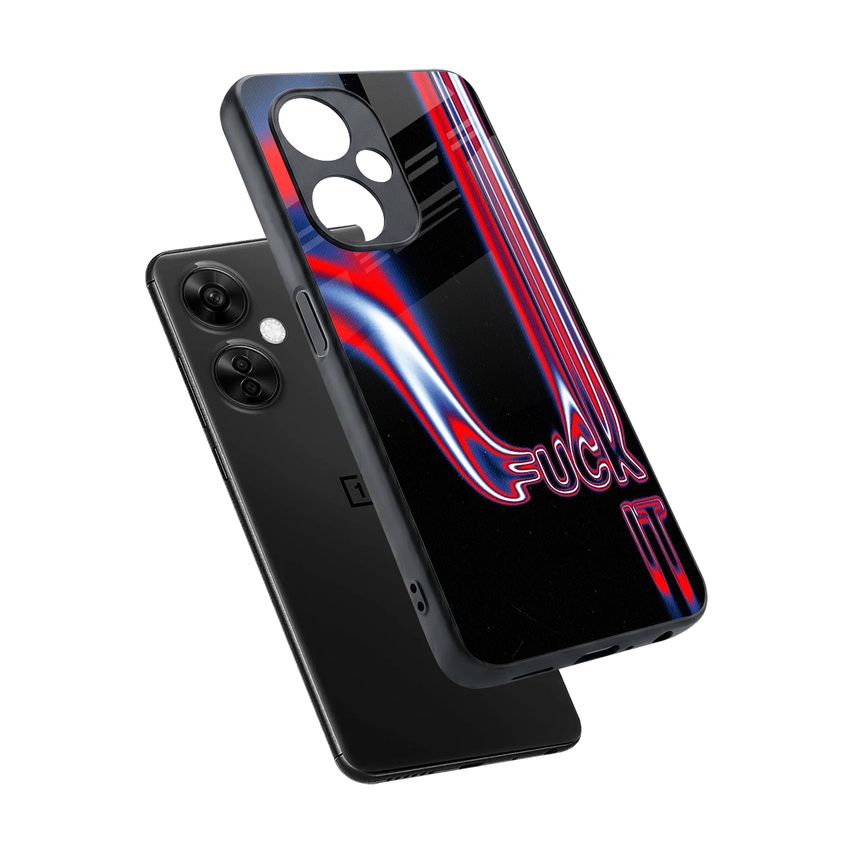 Carefree Glow sleek oneplus nord ce 3 lite cover with tempered glass back and TPU edges