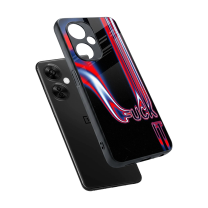 Carefree Glow sleek oneplus nord ce 3 lite cover with tempered glass back and TPU edges