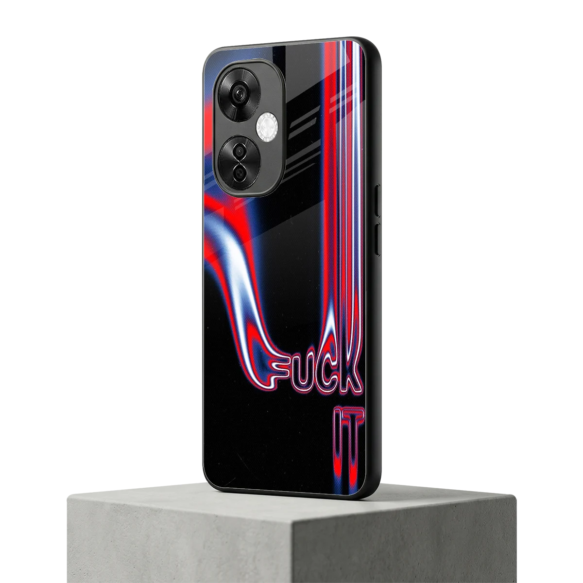Carefree Glow oneplus nord ce 3 lite mobile cover | shockproof glass phone case