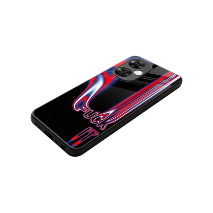 Carefree Glow stylish phone case for oneplus nord ce 3 lite | glossy glass and slim fit